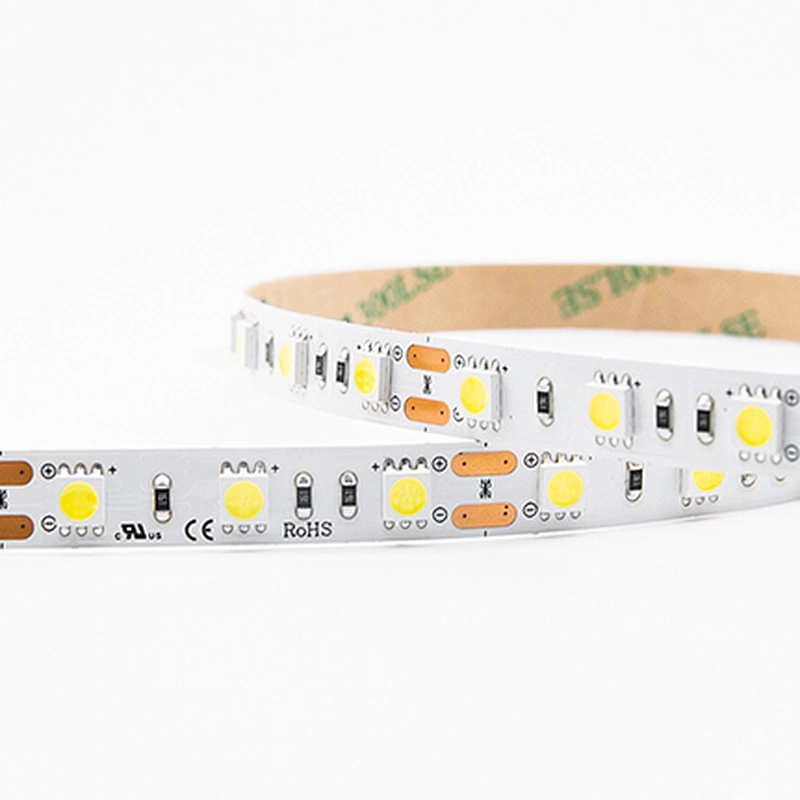 60LEDs Cold White / Soft White / Dual White / Cold White Wholesale Flexible 5050 LED Strip