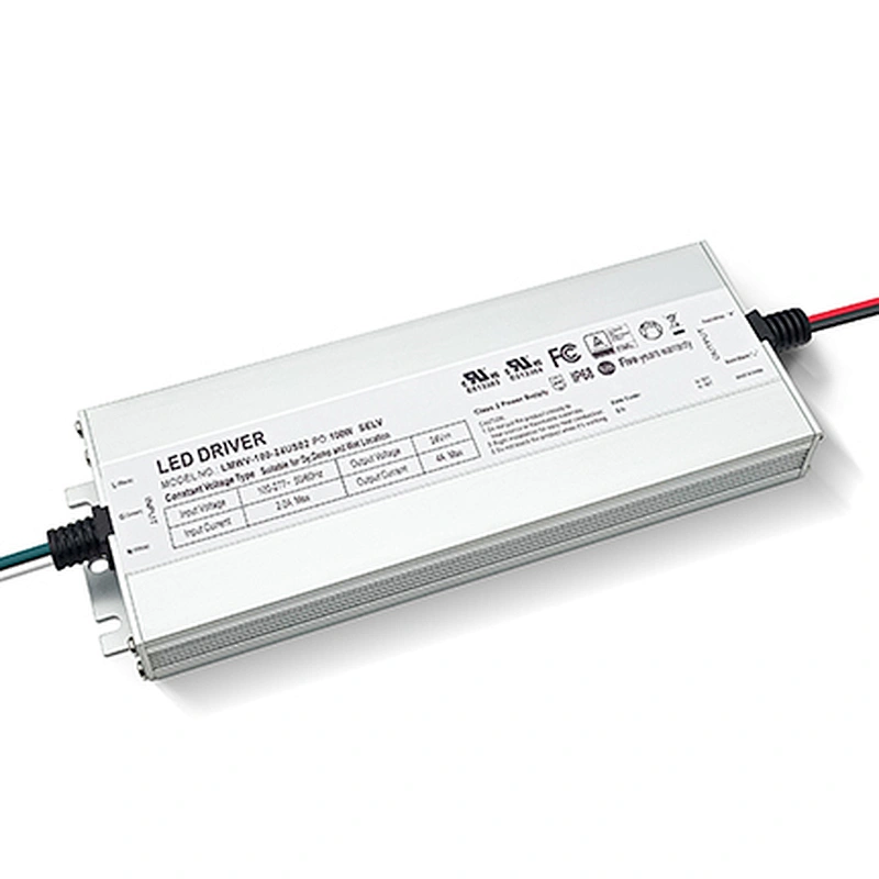 DC12-DC24V 100W Slim Waterproof LED Driver ForLED Strip Lights IP67