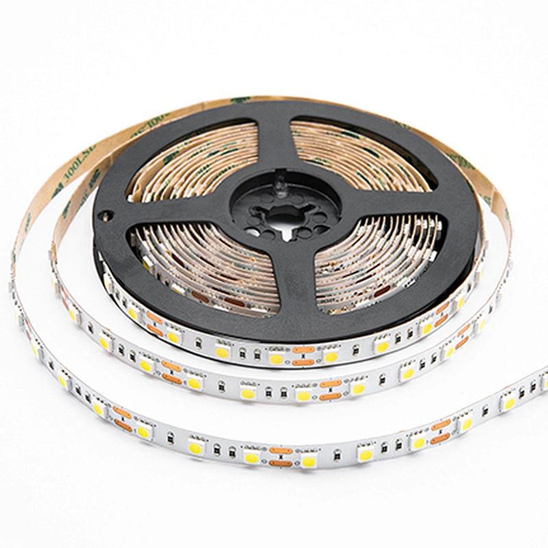60LEDs Cold White / Soft White / Dual White / Cold White Wholesale Flexible 5050 LED Strip
