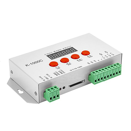 RGB LED Program SD Card Control DMX512 Controller For LED Strip Remote Control