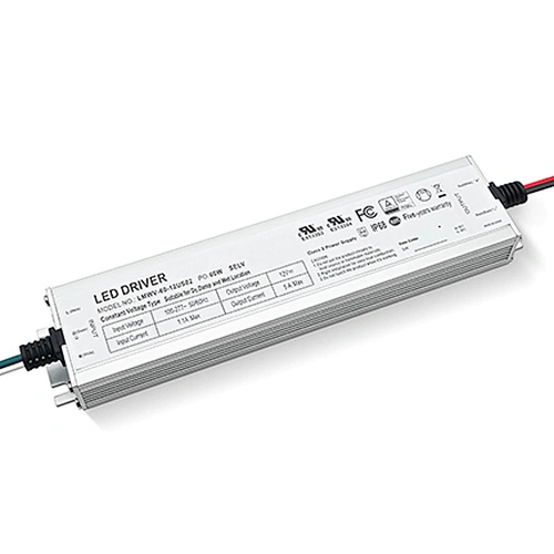 IP67 DC12-DC24V 60W Slim Waterproof UL Power Supply Driver For LED Strip Light