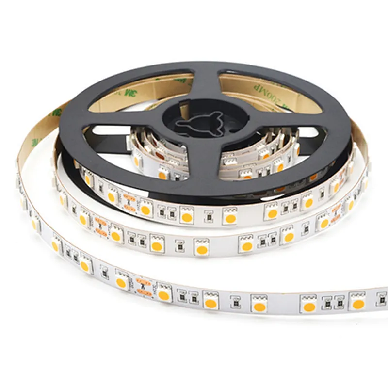 60LEDs Warm White 5050 LED Strip Width 5000*10mm