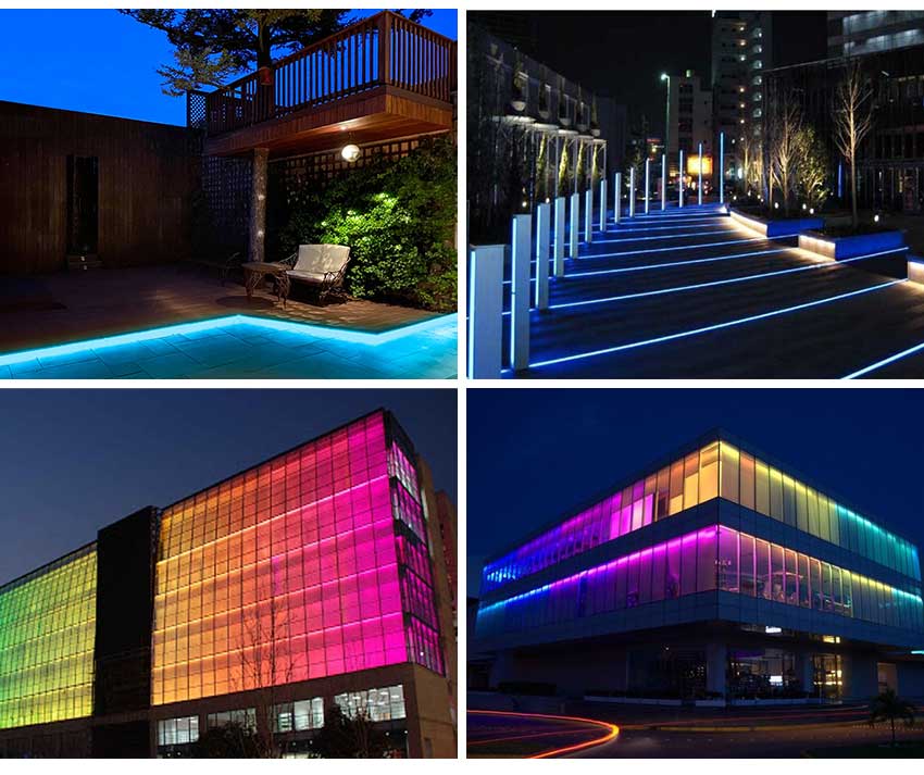 led strip wall washer Application