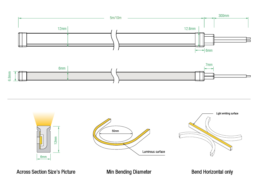 neon flex led strip