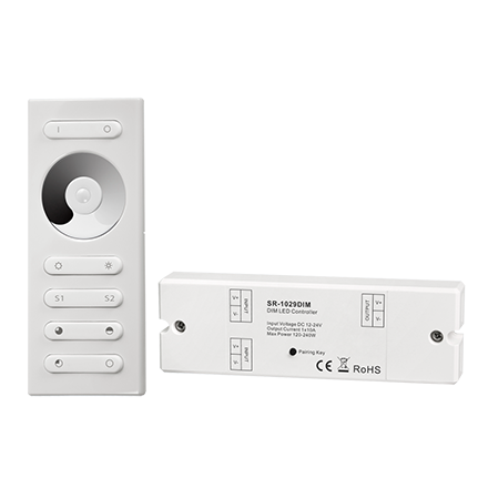 DC12- 24V Monochrome Dimmer Controller For LED Strip Control