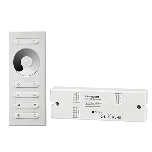 DC12- 24V Monochrome Dimmer Controller For LED Strip Control