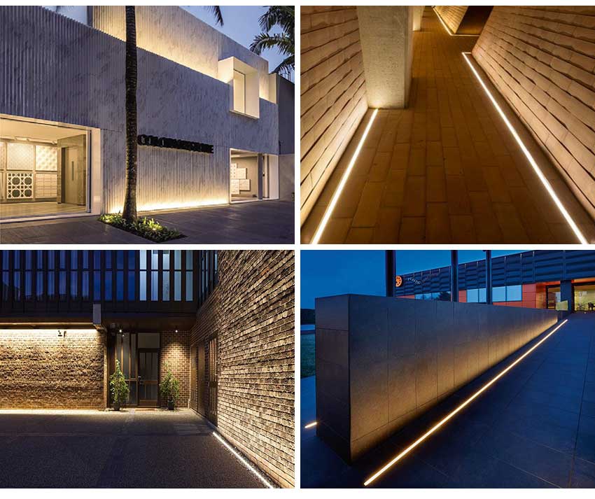 led strip wall washer Application