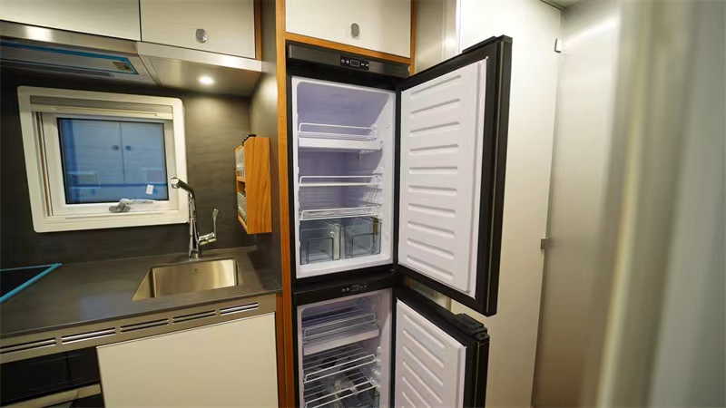 expedition truck inside refrigator