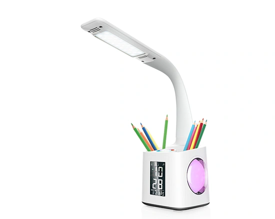 Pen holder desk lamp