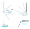 Hotel Bedside Lamp With Outlets Reading Light Folding Dimming Desk Lamp With USB Charger