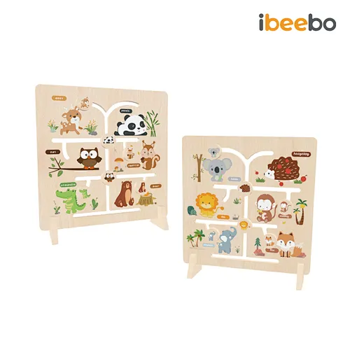 Double-sided Animal labyrinth