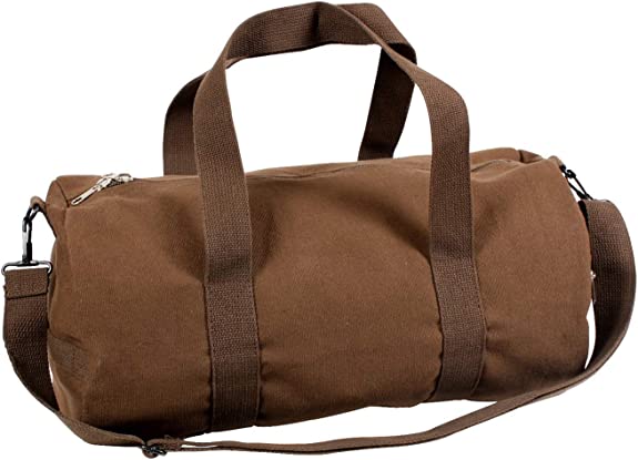 shoulder bag，Sport Gym Duffle Barrel Bag Brown