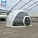 dome tent, round tent, clear, white roof tent, party tent