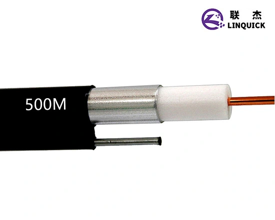 75ohm Coaxial Cable LQ412T with Messenger