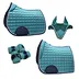 China manufacturer horse products horse riding equipment equestrian saddle pad quilted pattern pad set
