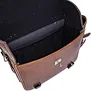 Large Capacity Brown Motorcycle Saddlebag