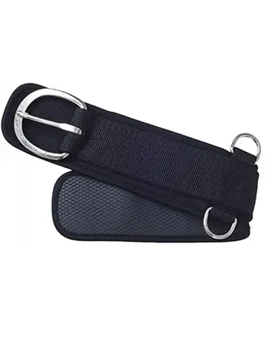 Equestrian Horse Girth Leather pattern Nylon Saddle Belt
