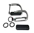 China Supplier Horse Riding Equestrian Accessories Safety Stainless steel Stirrups with Rubber treads lightweight