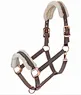 Equestrian Products Ajustable Horsing Halters Durable Woven Polypropylene with Fake fur