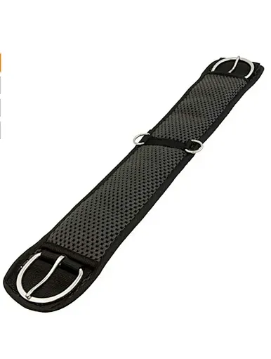 Equestrian Horse Girth Leather Pattern Nylon Saddle Belt