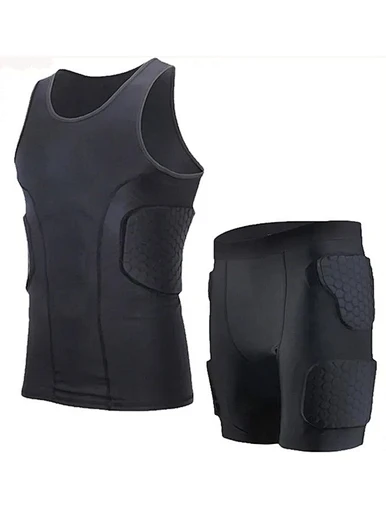 Vest and shorts