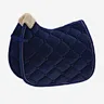 Velvet Navy Saddle Pad