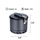 iron camping pot
