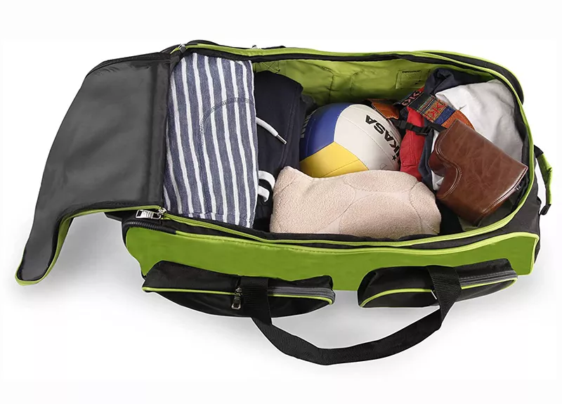 Travelling Lightweight Unisex Polyester Rolling Duffel Bag