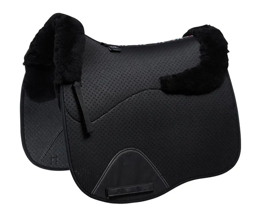 horse products horse riding equipment equestrian saddle pad with fur