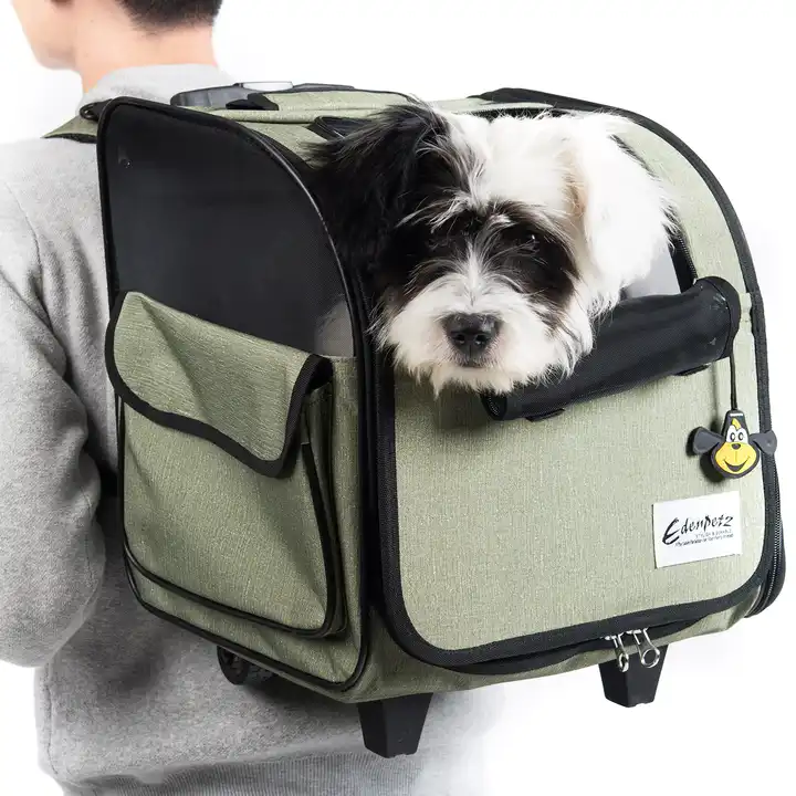 Pet Dog Stroller Foldable Backpack