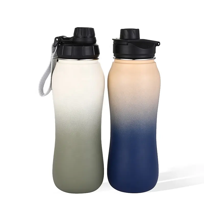 Double Wall Customized Wide Mouth Bottle With Bounce Lid China