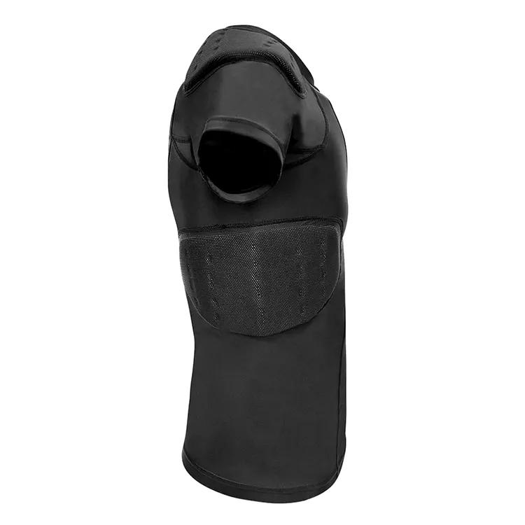 Rib and Shoulder Protective Undershirt Compression Men's Shirt Padded