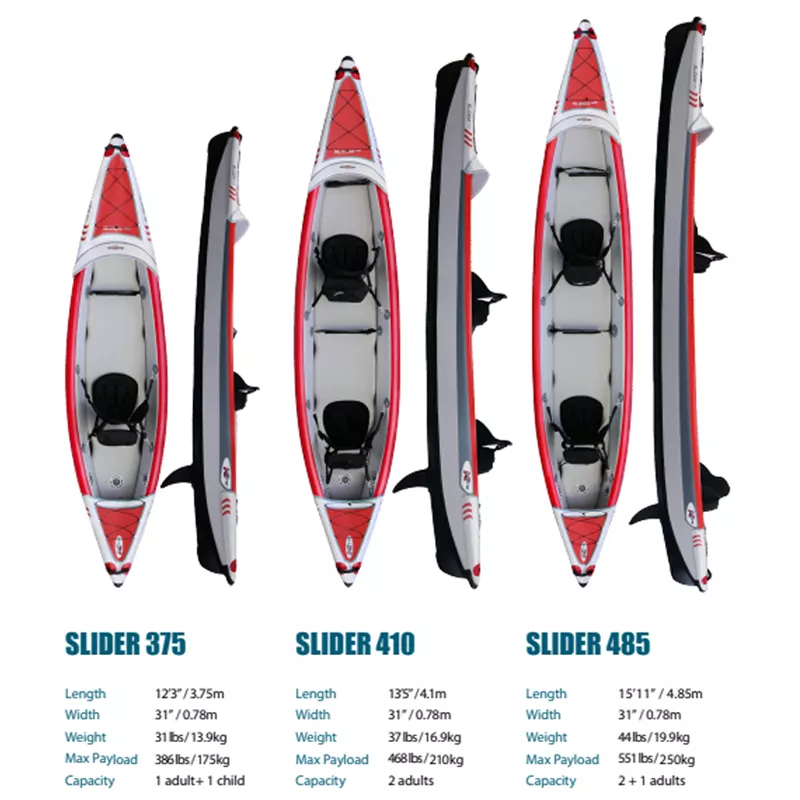 Foldable and detachable Canoe Inflatable Kayak For Seashore China