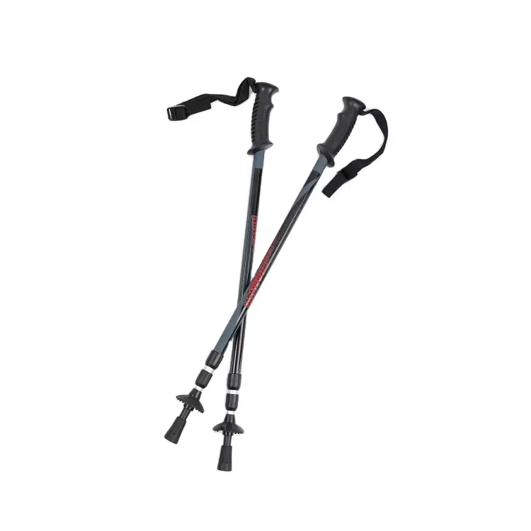 Outdoor Telescopic Trekking Pole Shockproof Non Slip Hiking Walking Stick China