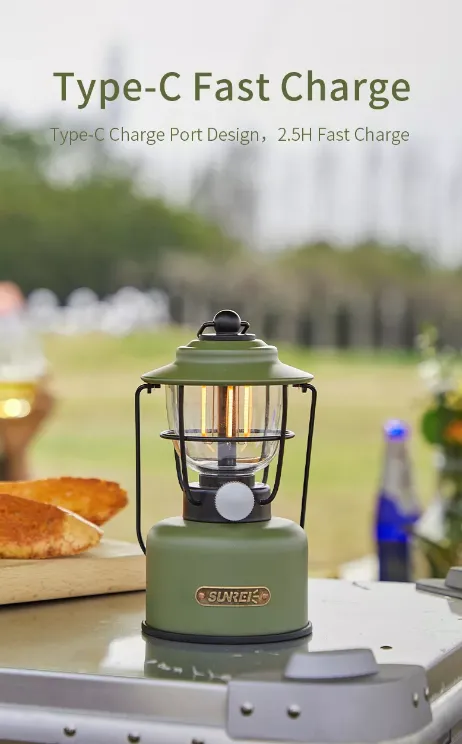 Elegant Camping Lantern Waterproof Light 800LM Led Light
