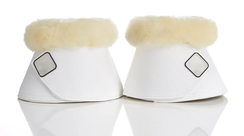 equestrian horse riding winter boot bell boot with fur