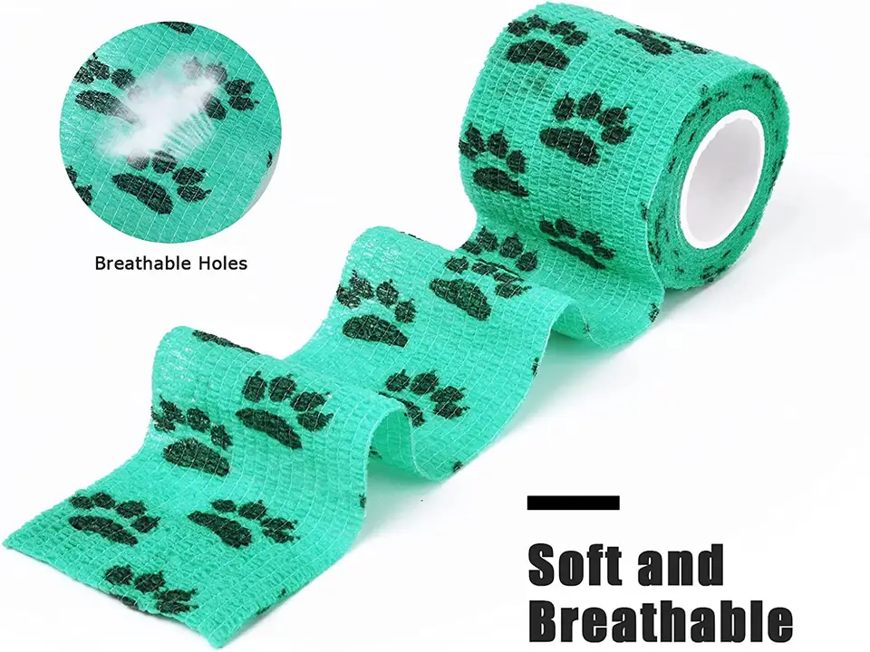 soft and breathable equestrian self-adhesive bandage wrap