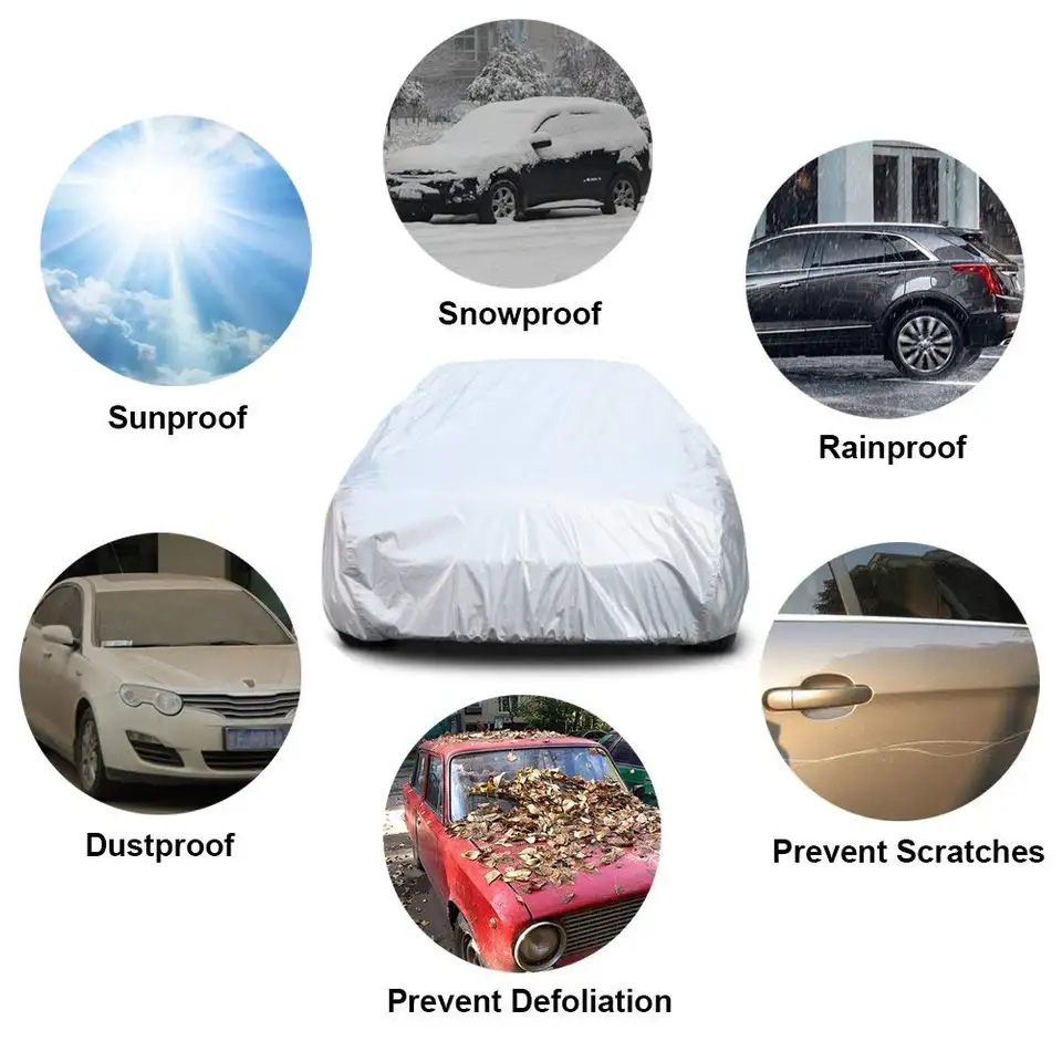 Waterproof Outdoor 190T Polyester Car Cover China