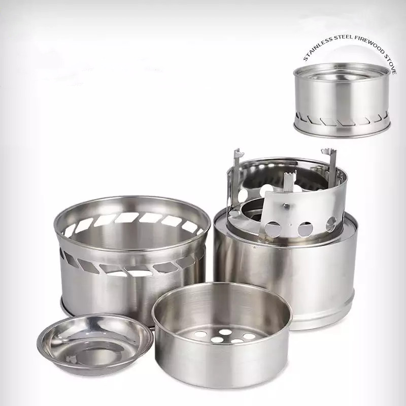 Portable Camping Wood Charcoal Stove