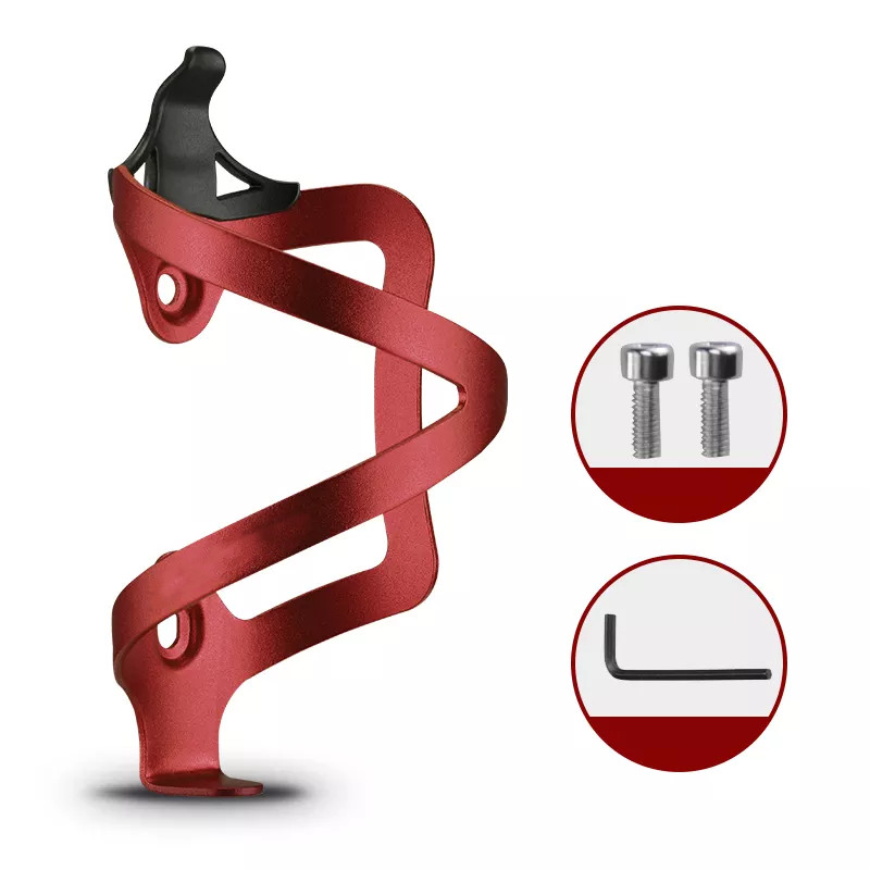 Bicycle Accessory Aluminum Alloy Colorful Outdoor Cycling Sport Water Bottle Cage
