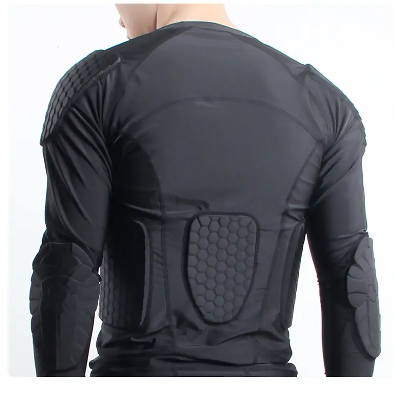 High Elastic Compression Padded Shirts for Sports Football Body Protective Gear China