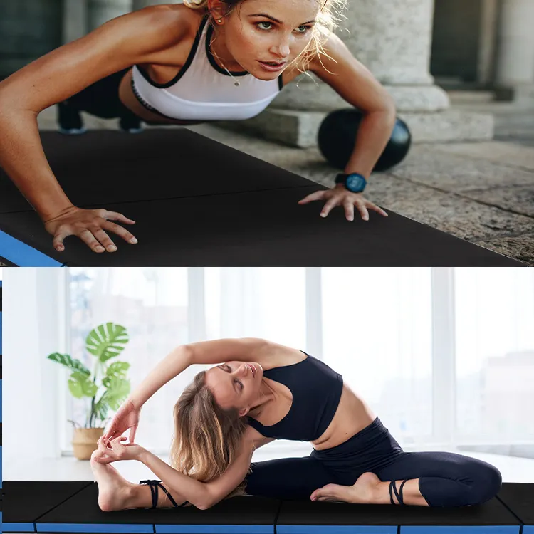 Eco-friendly EVA Foam Foldable Yoga Mat