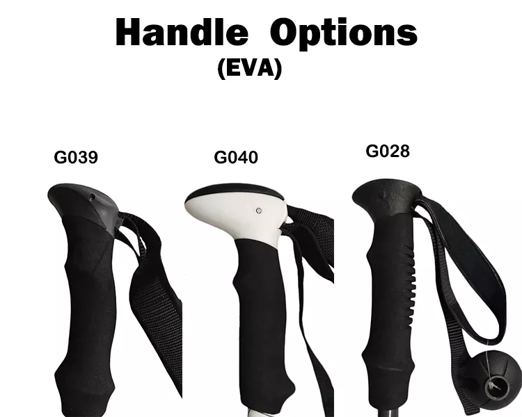 Handles of Nordic Trekking Poles Ultralight Telescopic Walking Stick