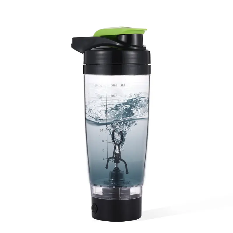 Electric Protein Shaker Bottle Plastic Leak Proof Stainless Steel Water Bottle