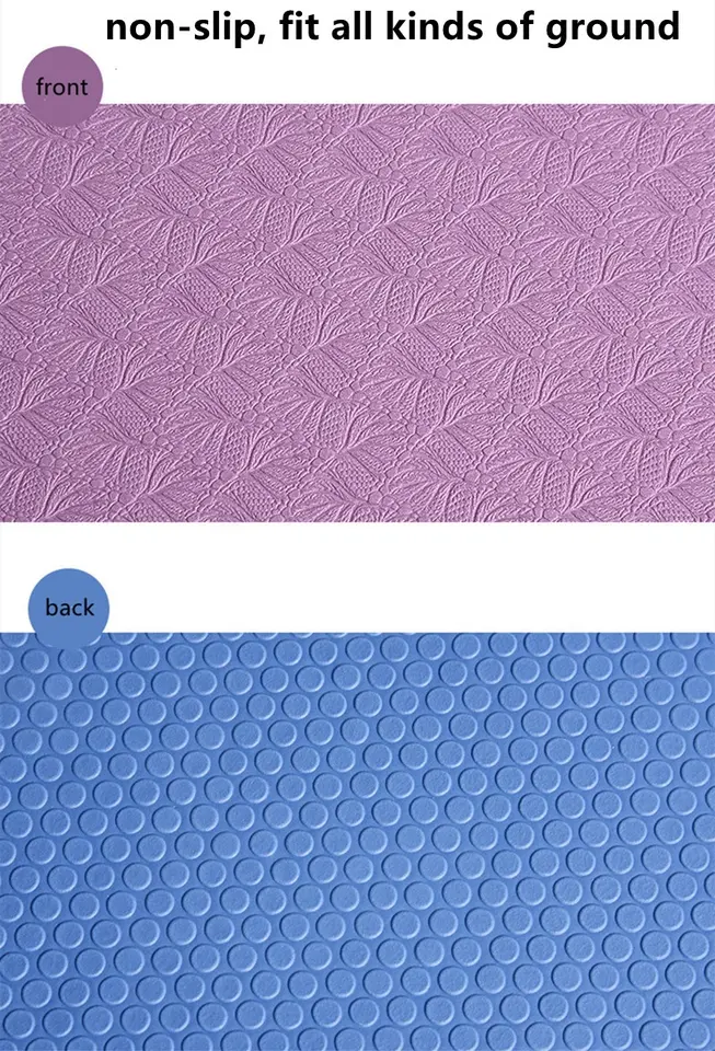 Workout Non-slip Foldable TPE Yoga Mat