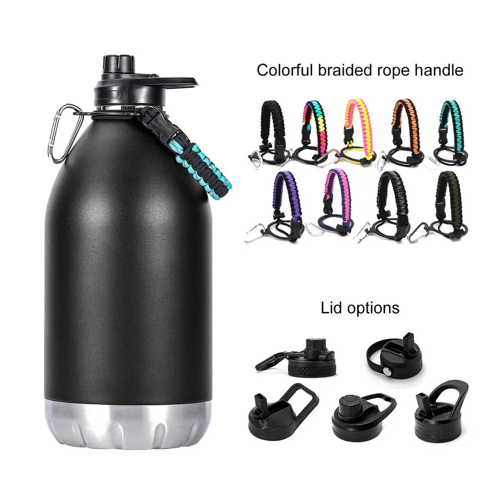 128oz Jug Outdoor Thermal Stainless Steel Water Bottle