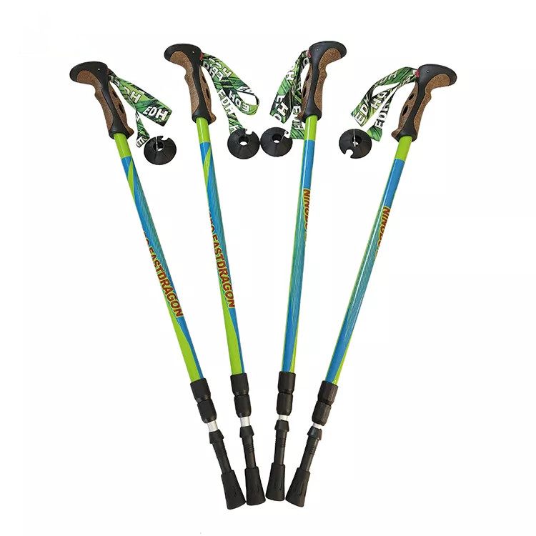 Shock Absorption Walking Stick Hiking Trekking Pole Outdoor Travel China