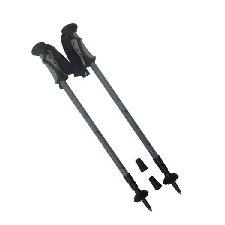 Portable Carbon Fiber Cane Stretching Trekking Pole Outdoor Hiking Stick
