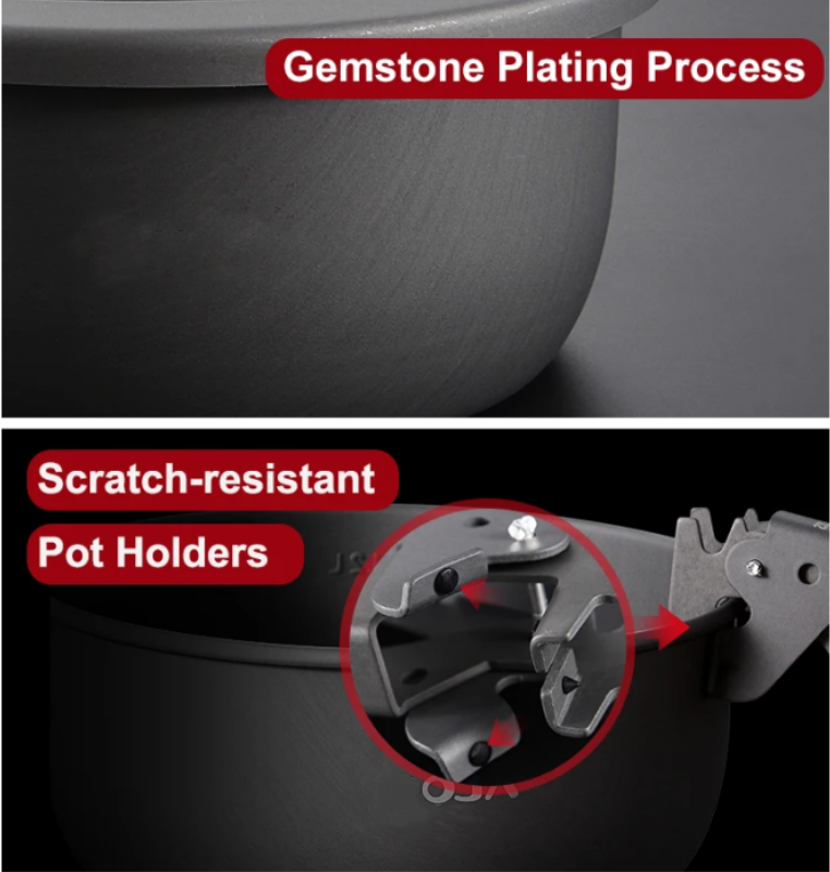 Camping Pots Cookware Set