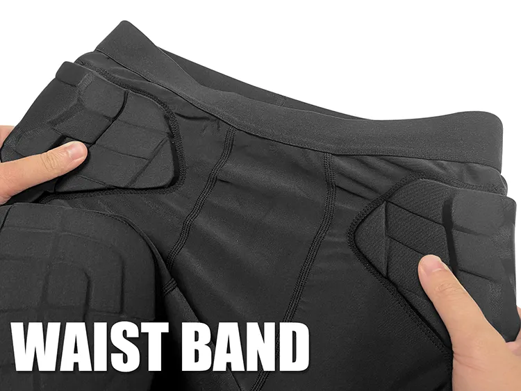 High elastic shots Honeycomb Pads Pants for Sports